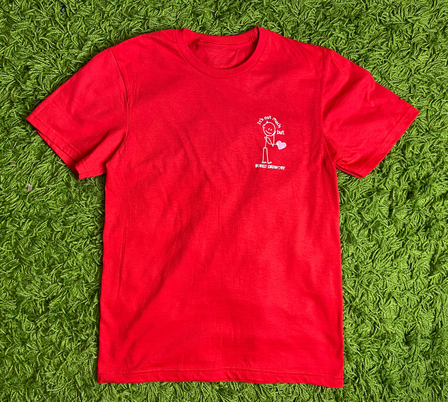 Barely "It’s not much" Tee - Red