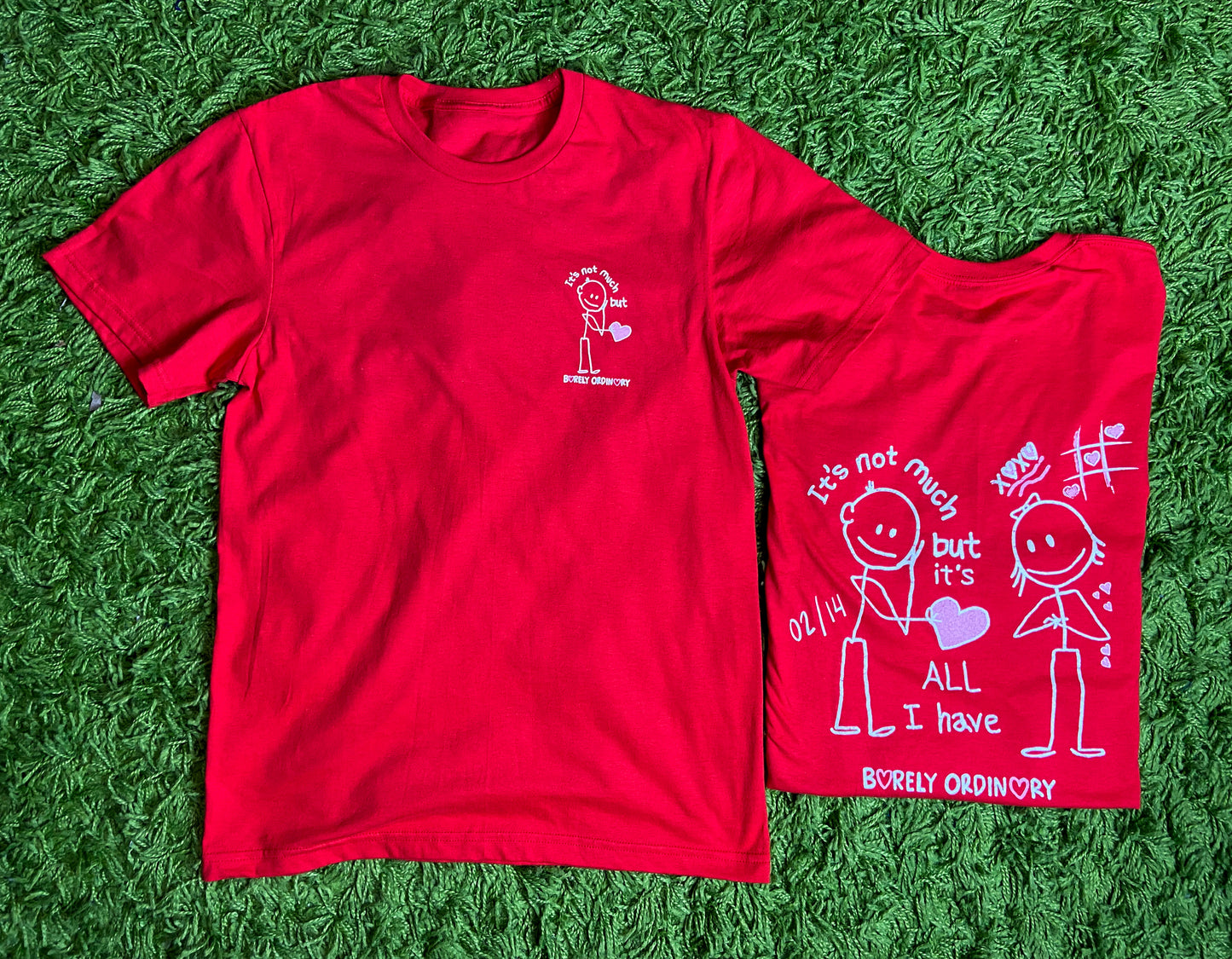 Barely "It’s not much" Tee - Red