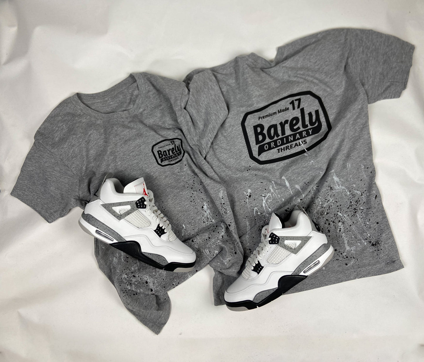 Barely "Painters" Tee - Grey