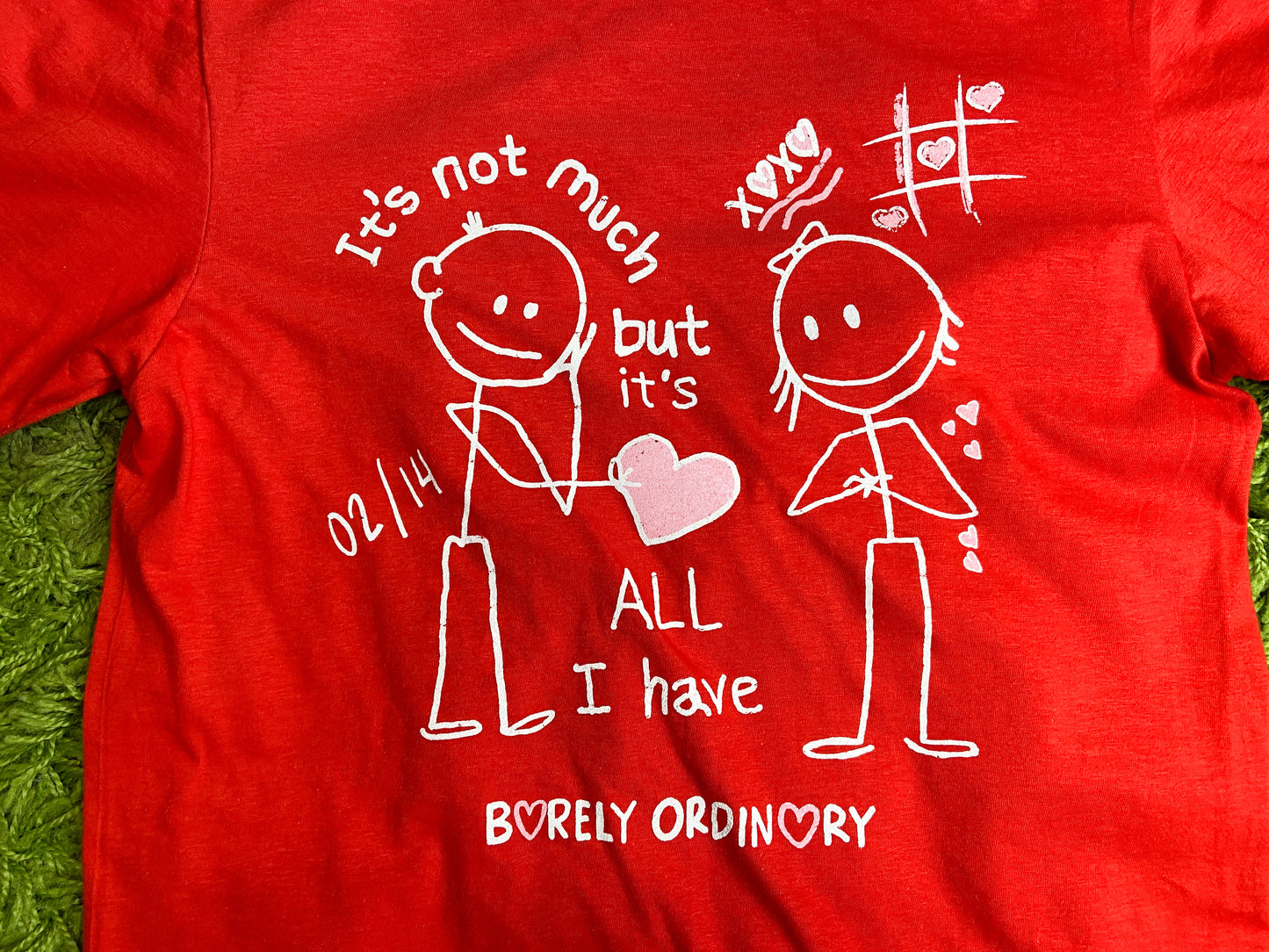 Barely "It’s not much" Tee - Red