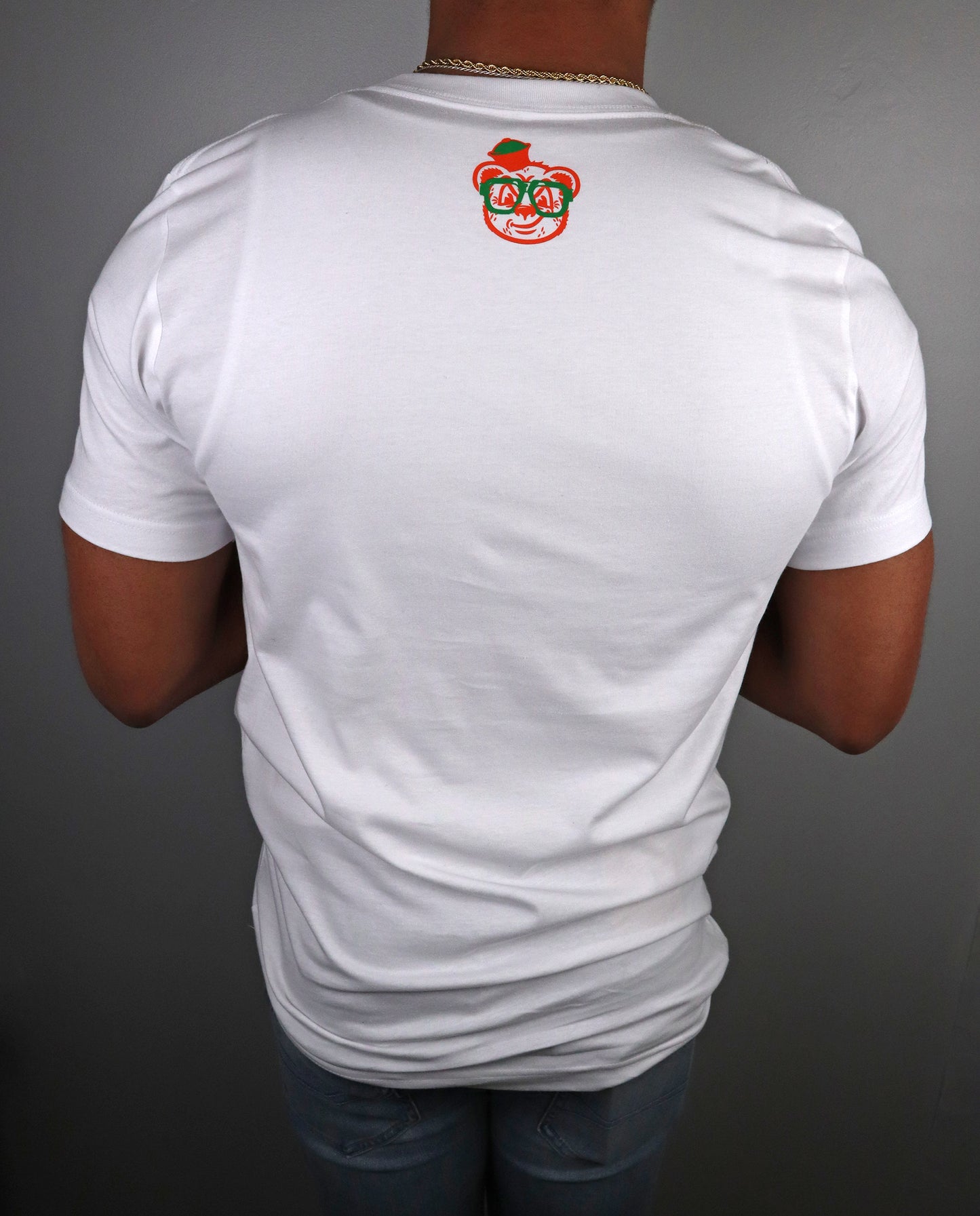 Barely "Winged B" Tee (Grn/Org)