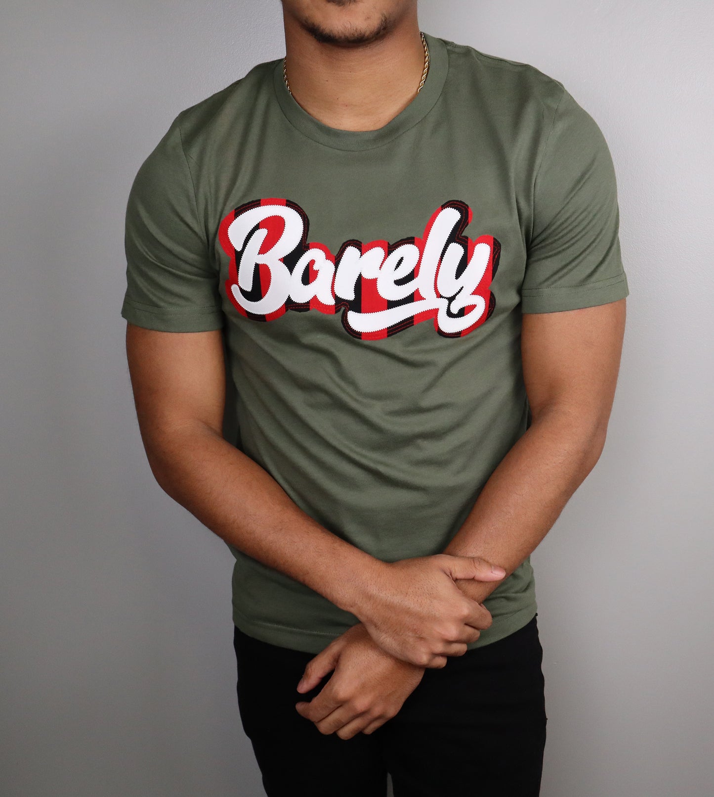 Barely "Script" Logo Tee
