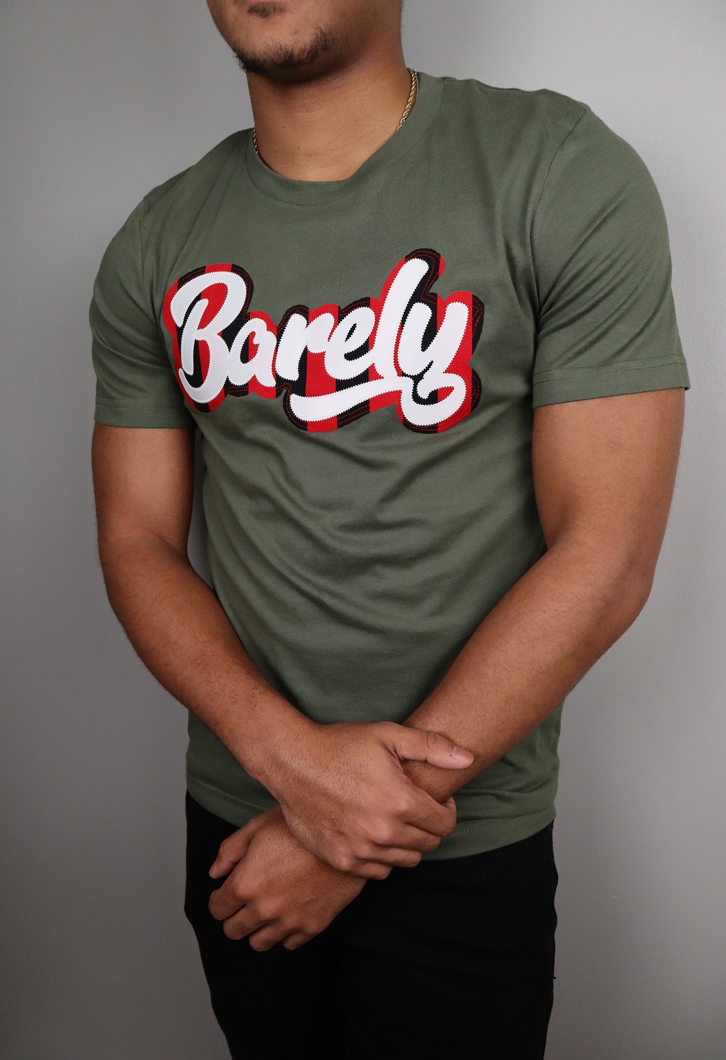 Barely "Script" Logo Tee