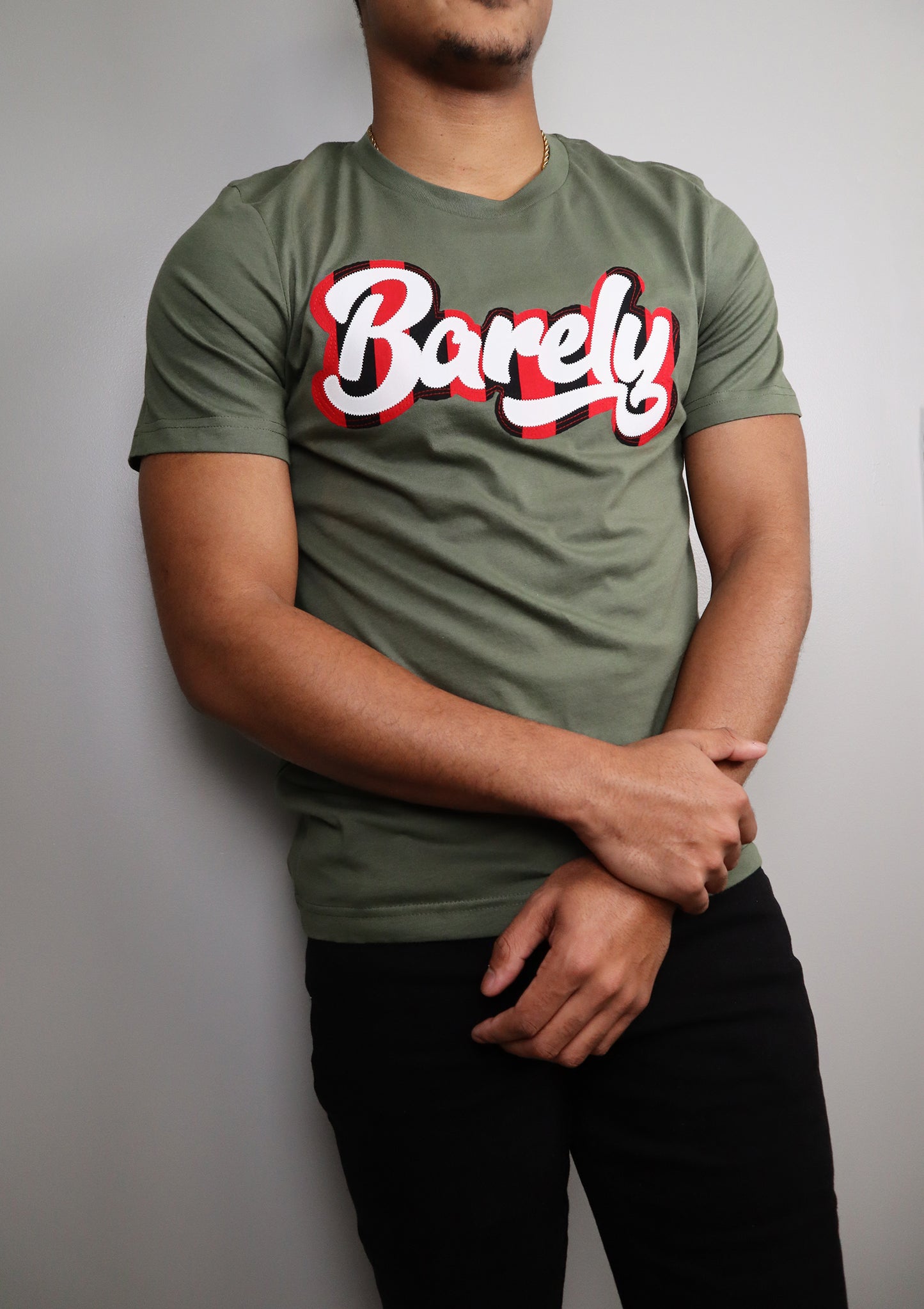 Barely "Script" Logo Tee