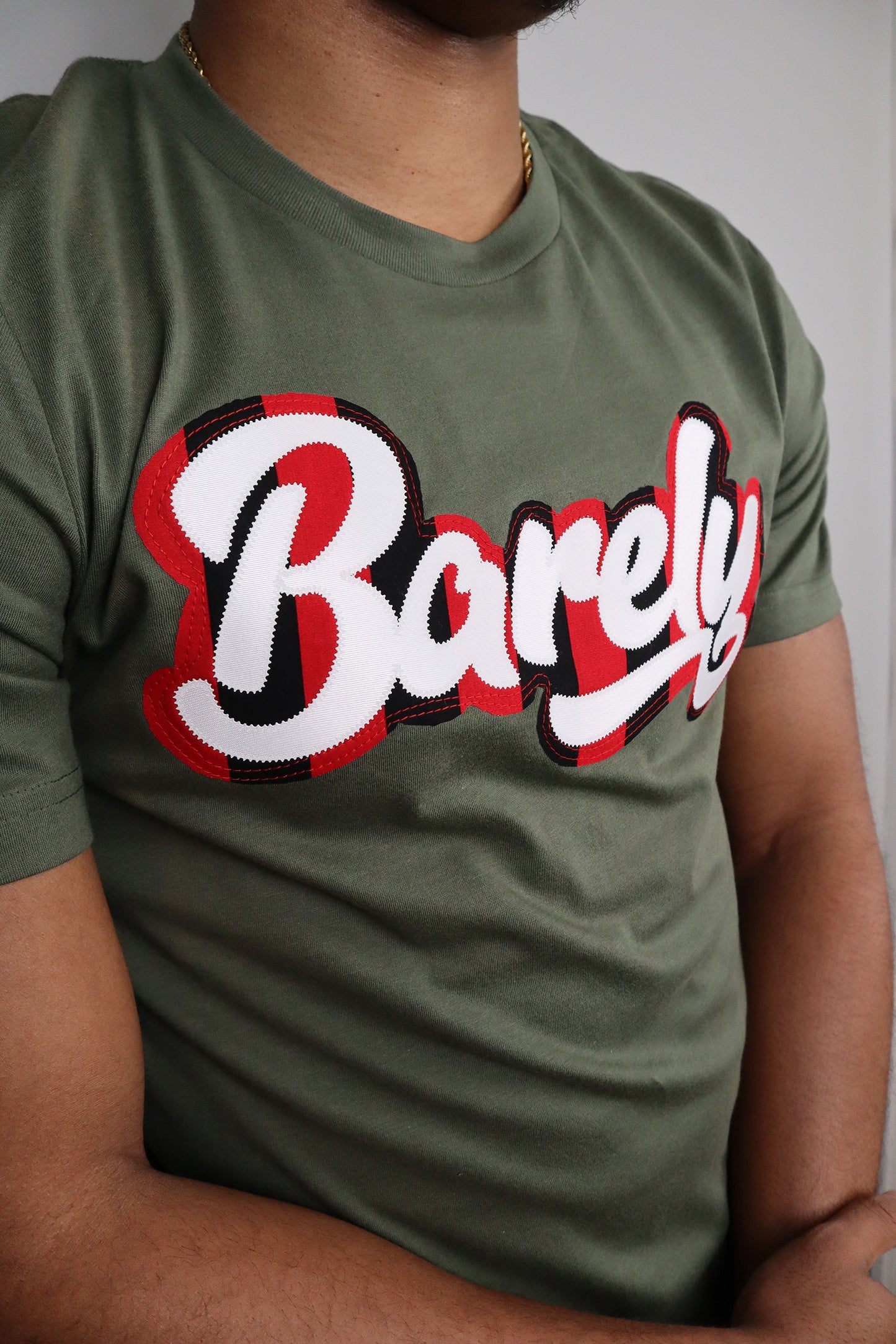 Barely "Script" Logo Tee