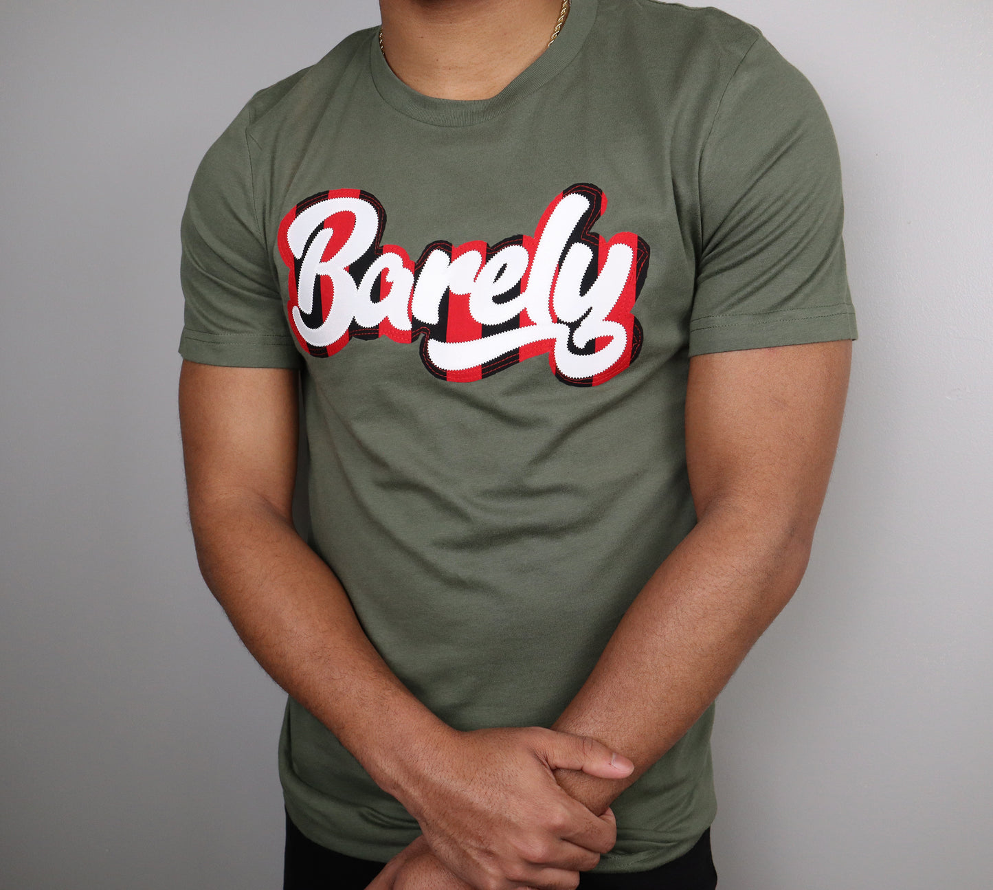 Barely "Script" Logo Tee