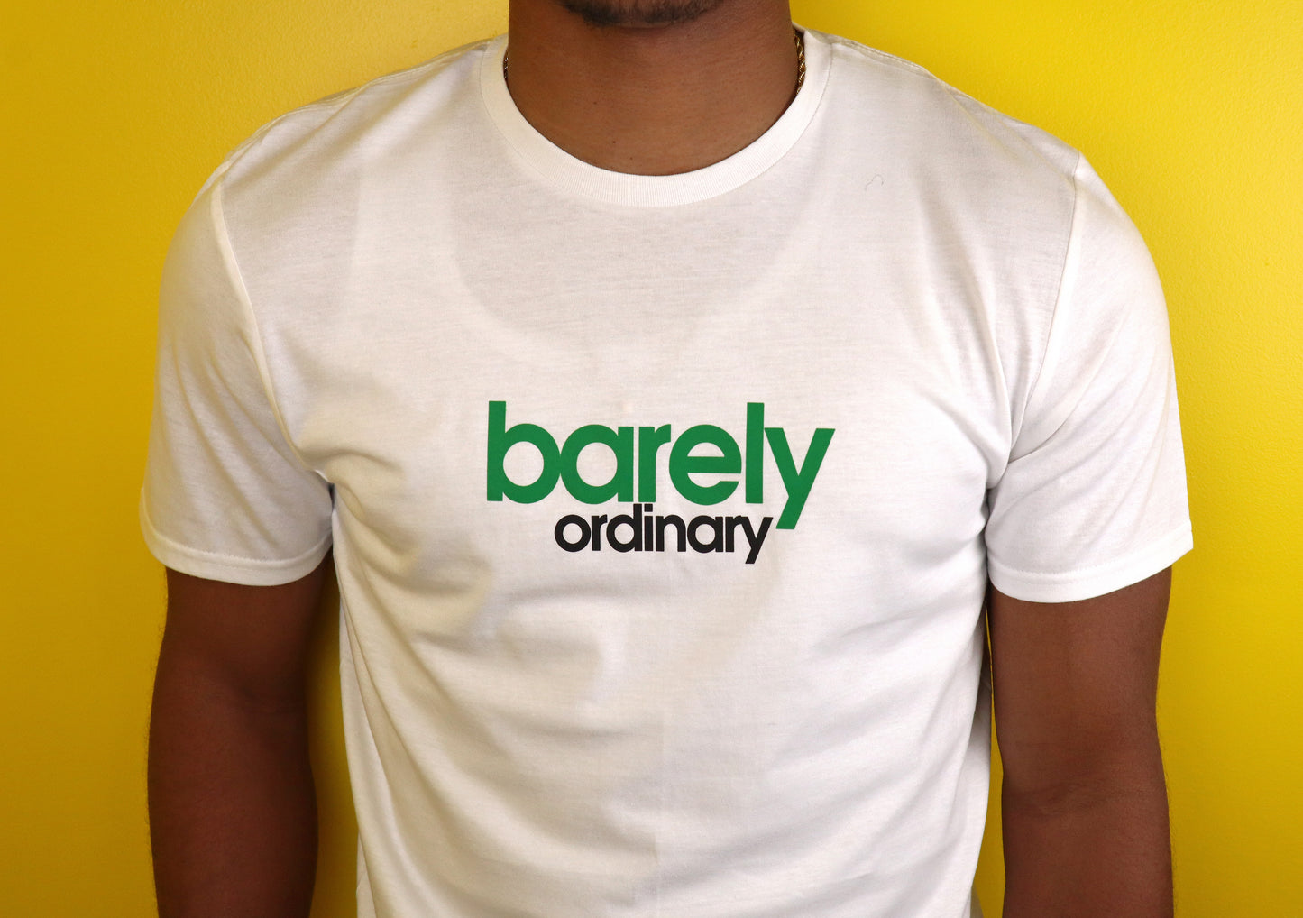 Barely "Stamped" Logo Tee (Grn/Blk)