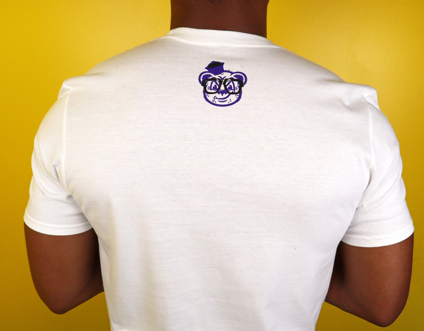 Barely "Winged B" Tee (Blk/Prpl)