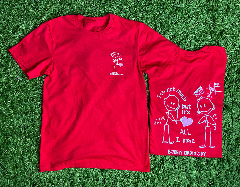 Barely "It’s not much" Tee - Red