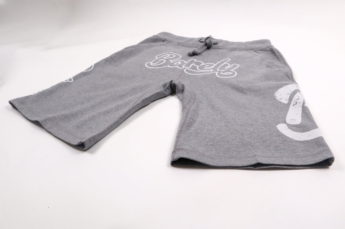 Barely "Big B" Fleece Shorts-Grey