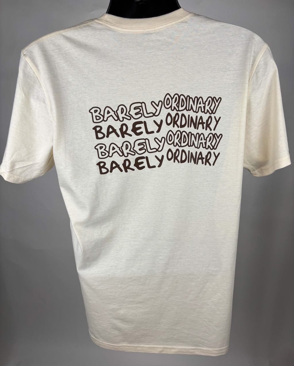 Barely "Repeat" Tee (Bone/Brwn)