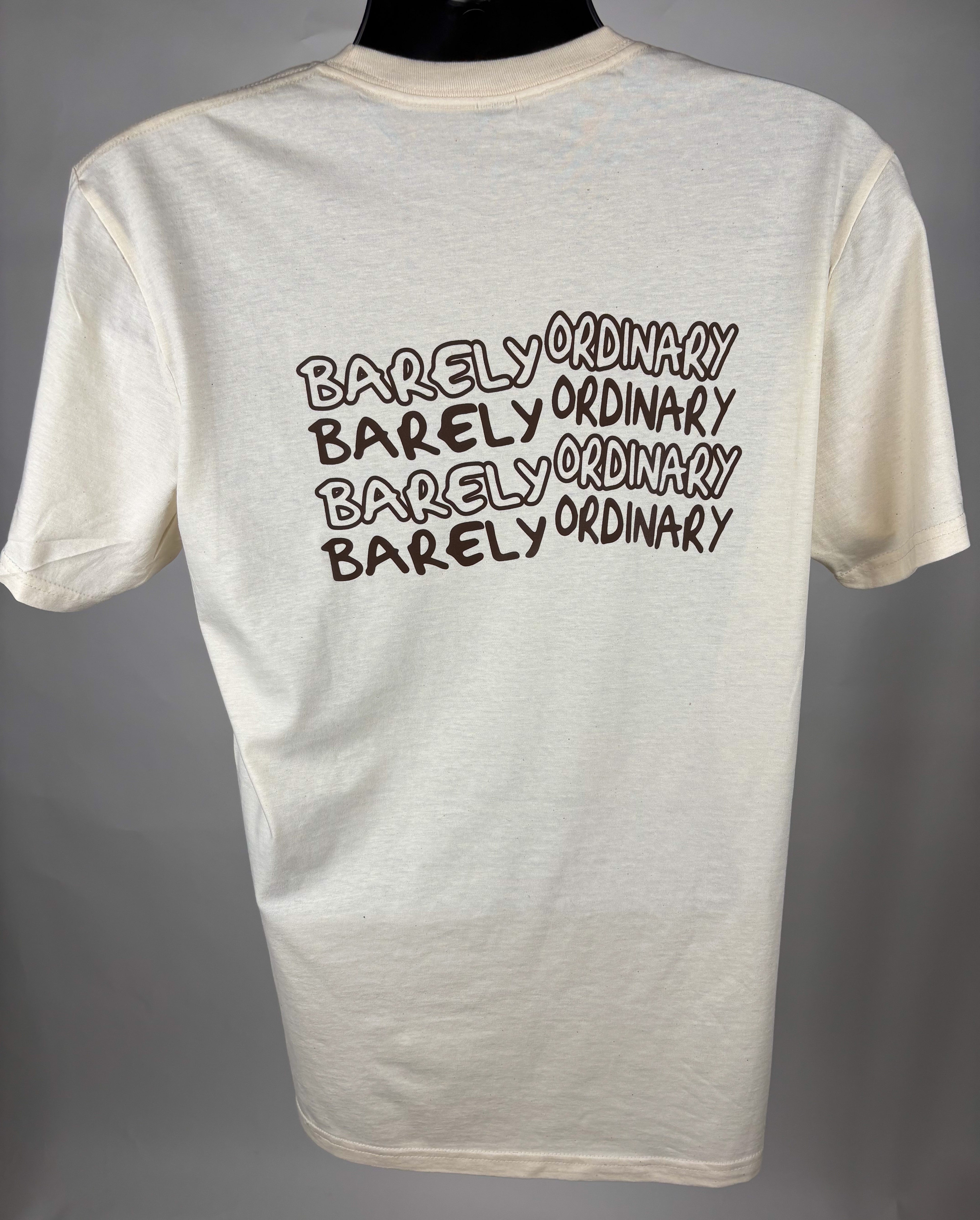 Barely "Repeat" Tee (Bone/Brwn)