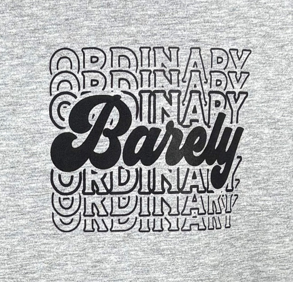 Barely "Postcard" Tee (Gry/Blk)