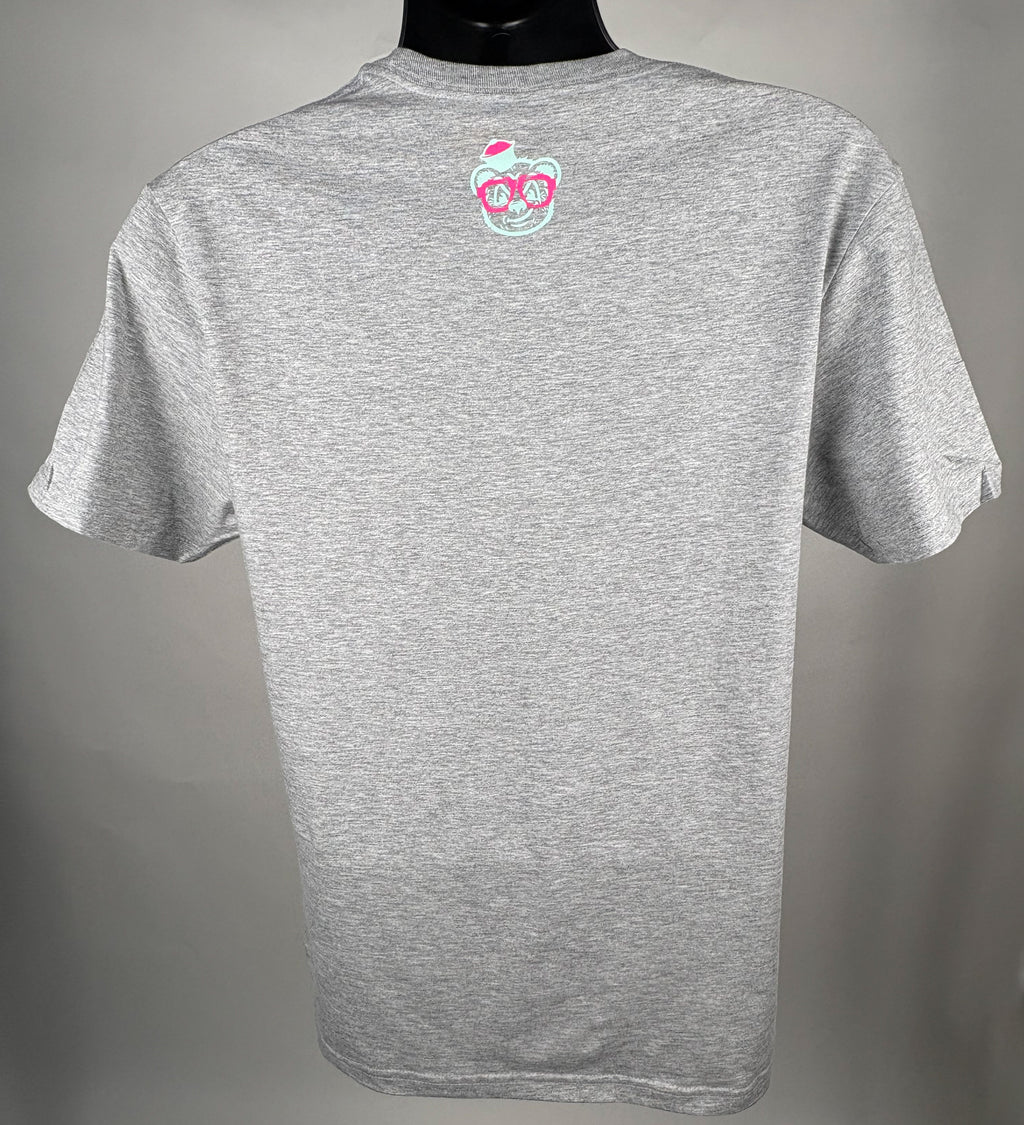 Barely "Winged B" Tee (Gry/Pnk/Mint)
