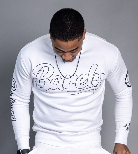 Barely "Big B" Logo Crew Neck Sweatshirt