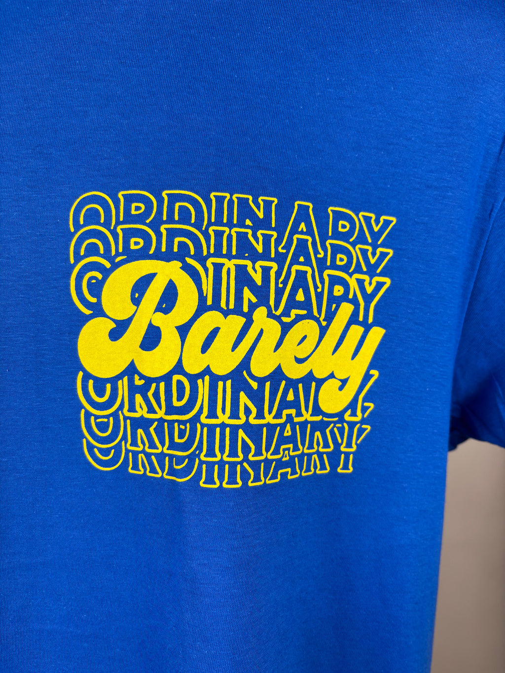 Barely "Postcard" Tee (Blu/Ylw)