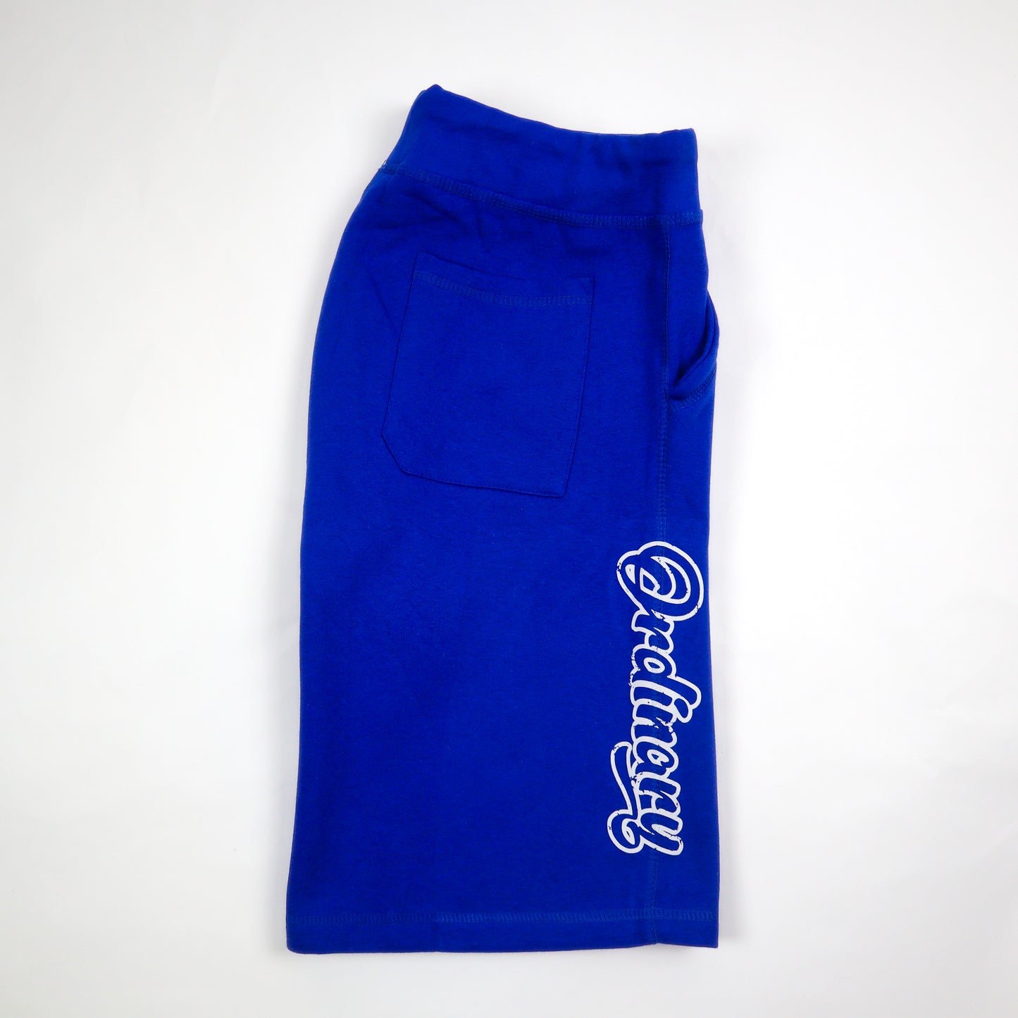 Barely "Big B" Fleece Shorts-Blue