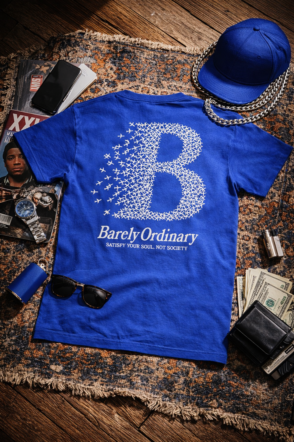 Barely "Satisfy Your Soul" Tee - Blue