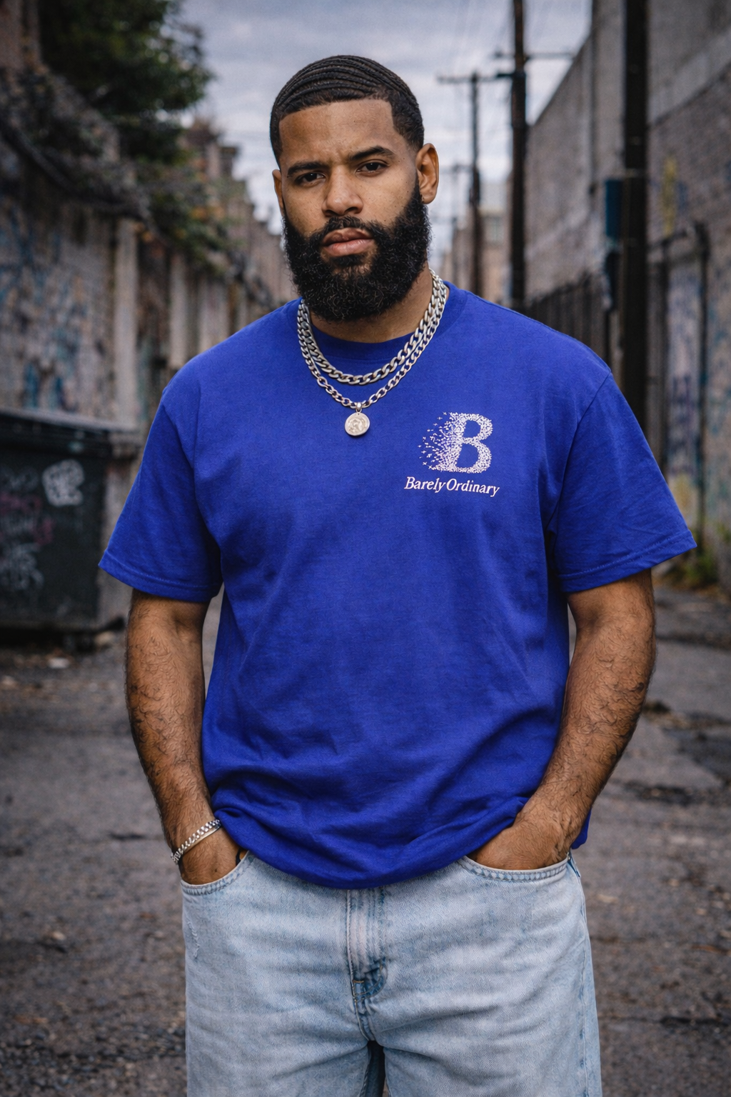 Barely "Satisfy Your Soul" Tee - Blue