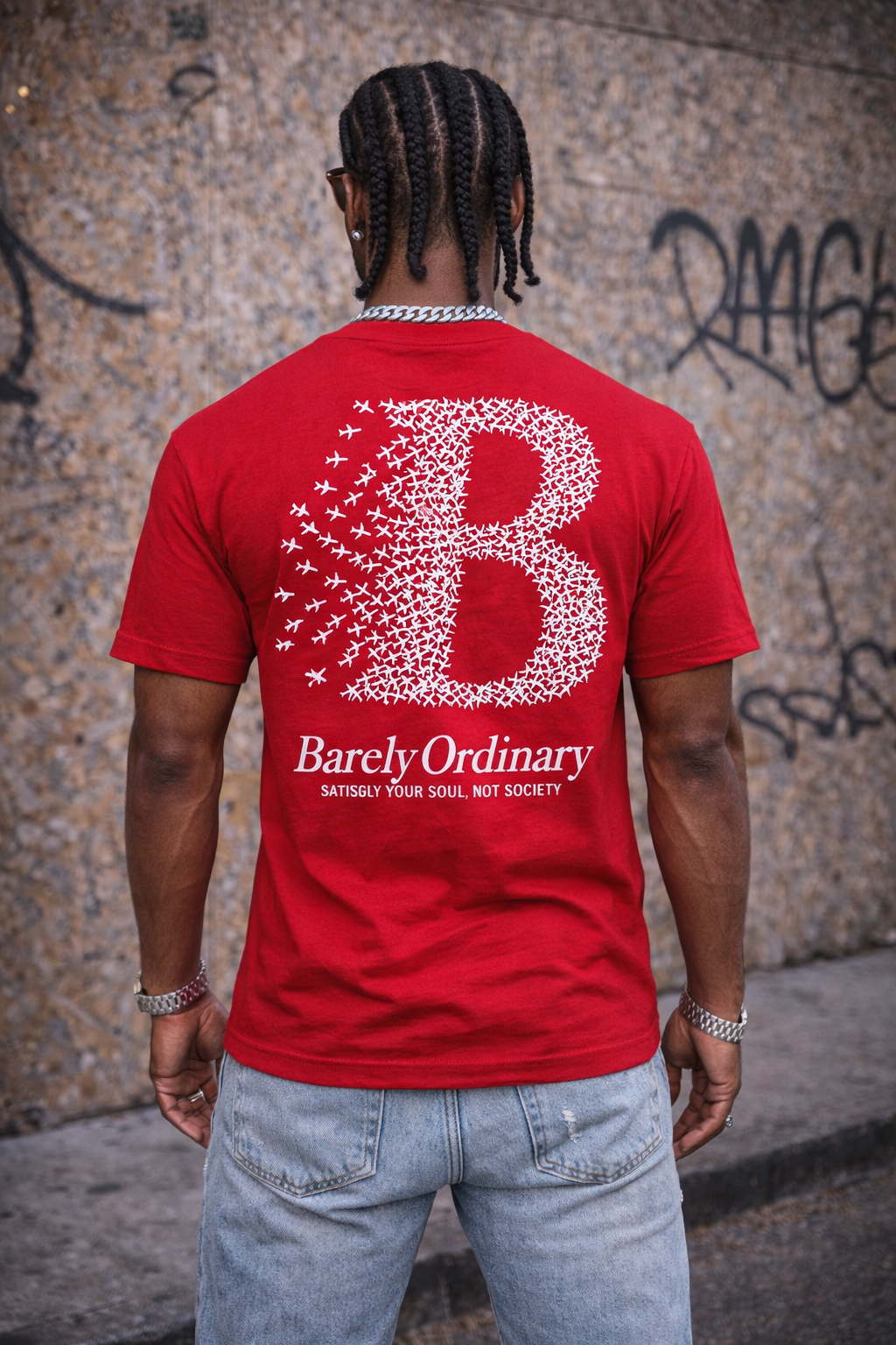 Barely "Satisfy Your Soul" Tee - Red