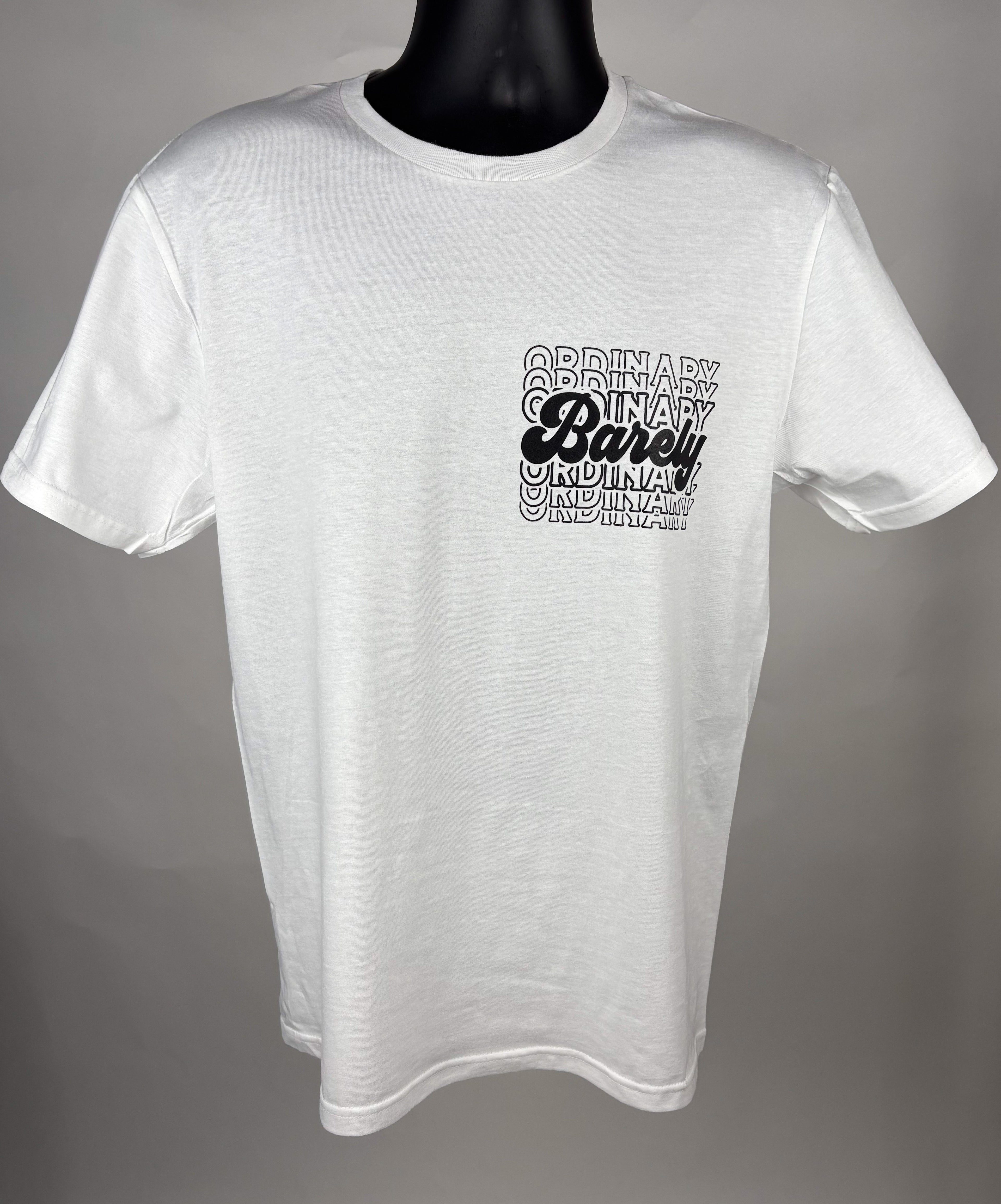 Barely "Postcard" Tee (Wht/Blk)