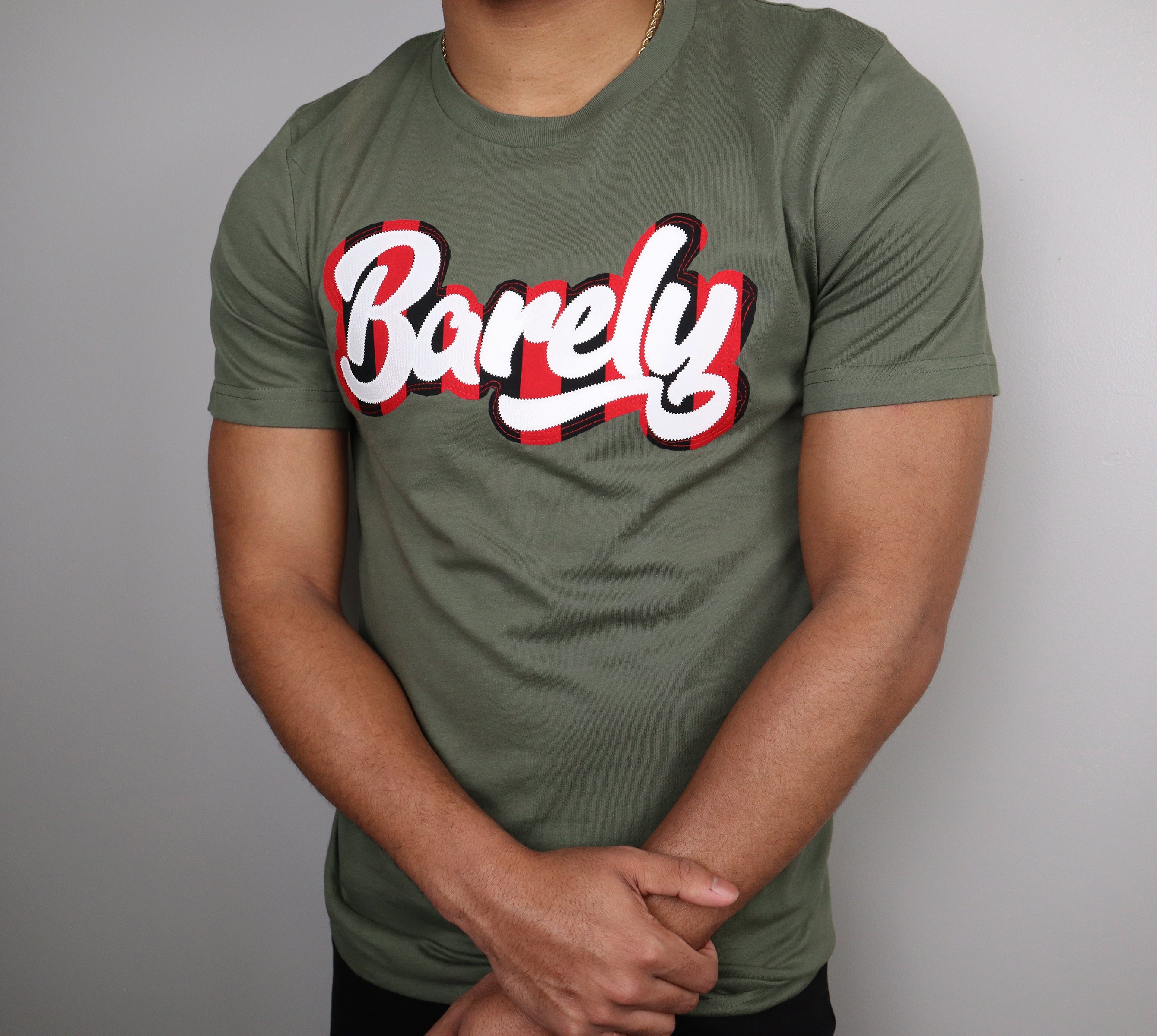 Barely "Script" Logo Tee