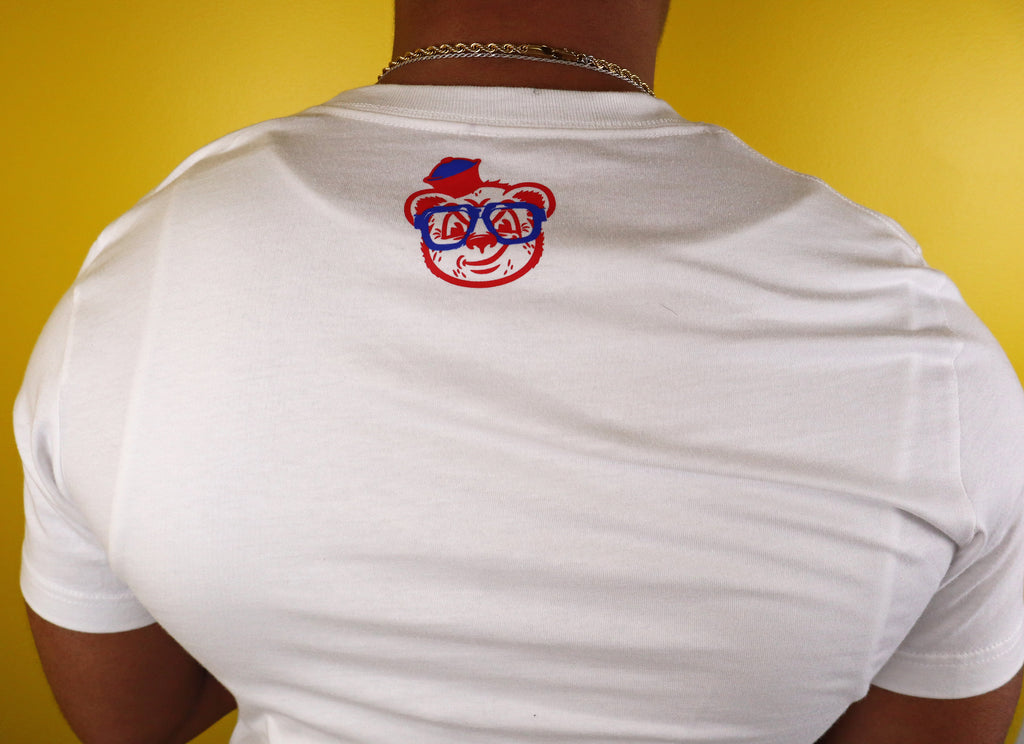 Barely "Winged B" Tee (Ryl/Red)