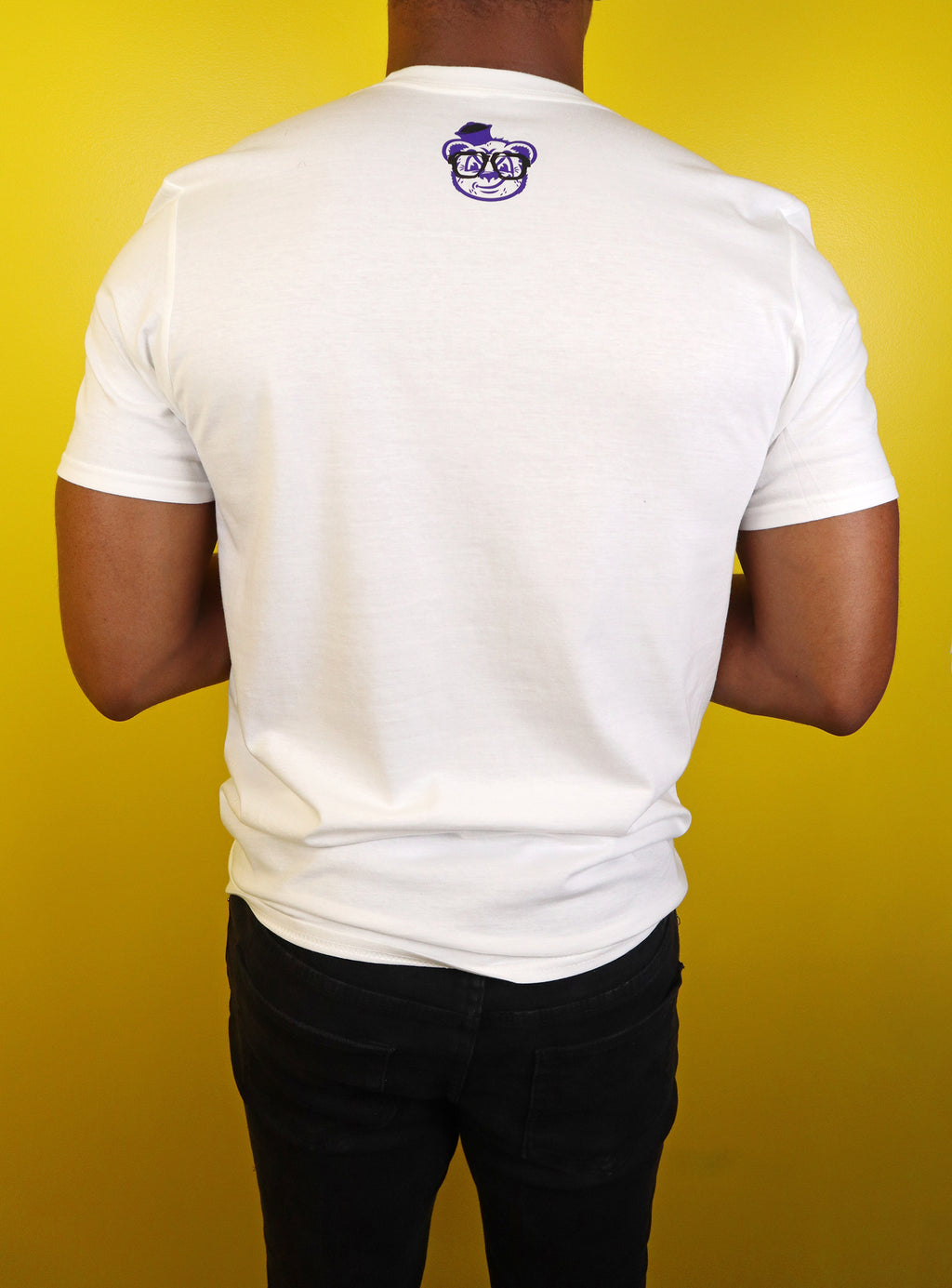 Barely "Winged B" Tee (Blk/Prpl)