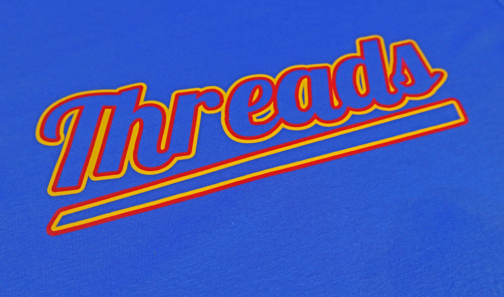 Barely "Threads" Tee (Blu)