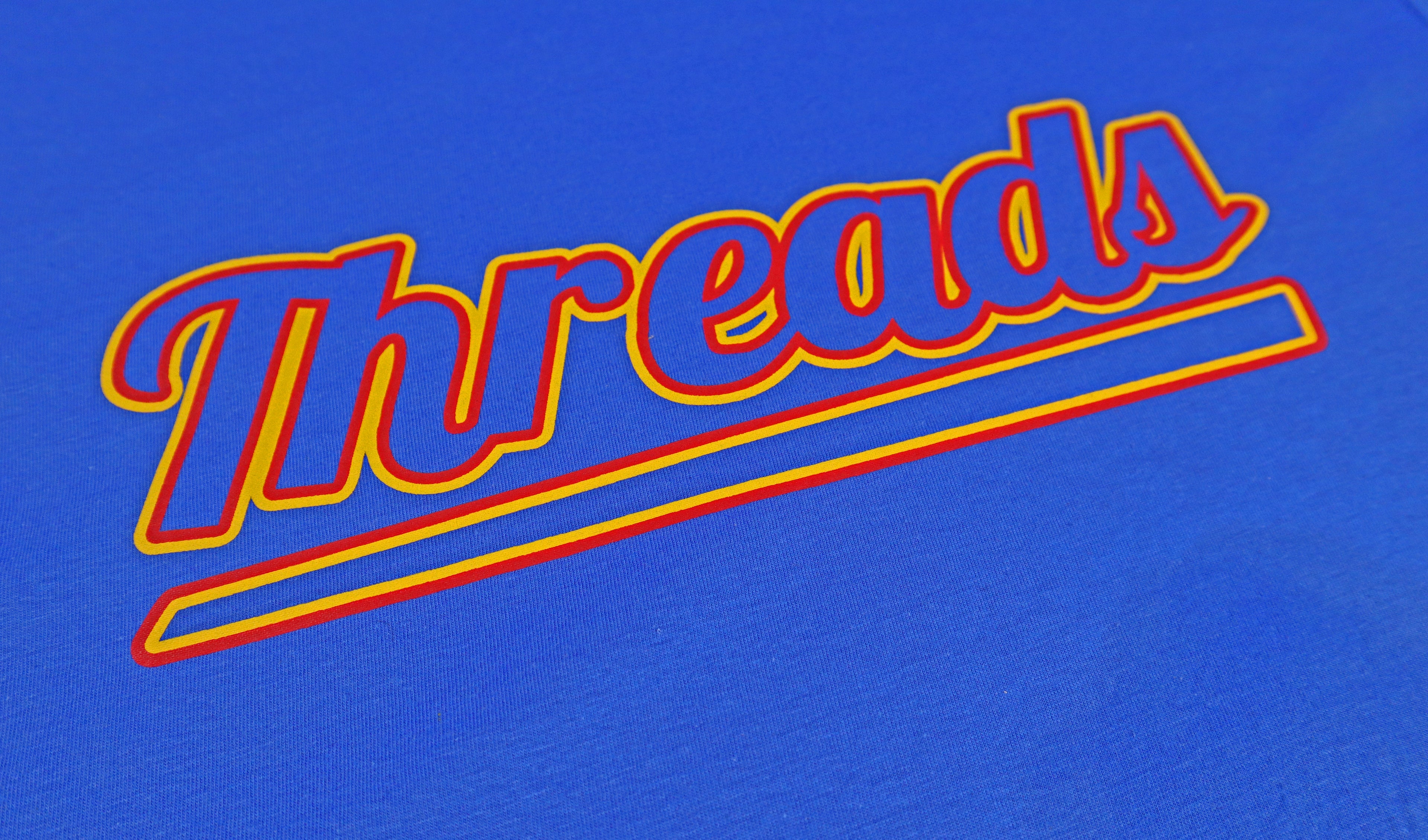 Barely "Threads" Tee (Blu)