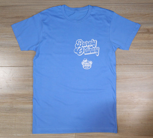 Barely "Name Tag" Tee (CarBlu/Wht)