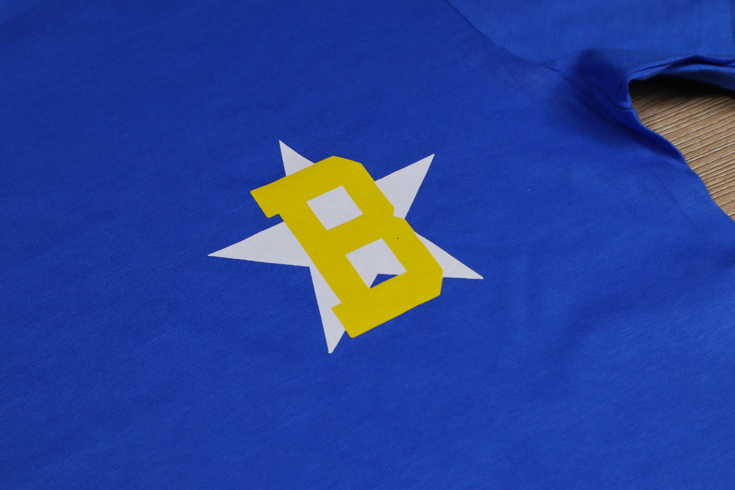 Barely "Be A Star" Tee (Blu/Ylw/Wht)