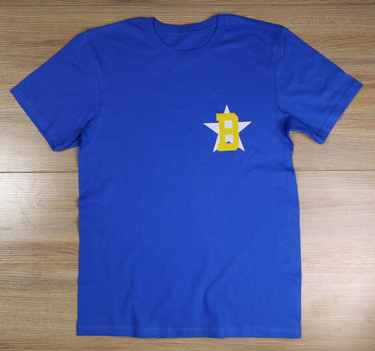 Barely "Be A Star" Tee (Blu/Ylw/Wht)