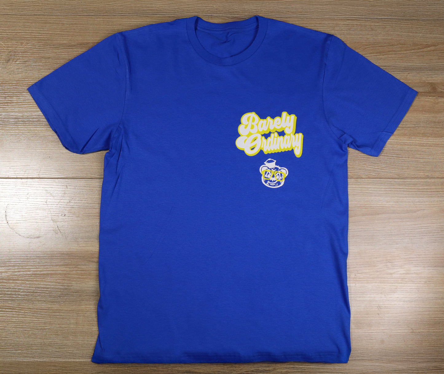 Barely "Name Tag" Tee (Blu/Ylw/Wht)