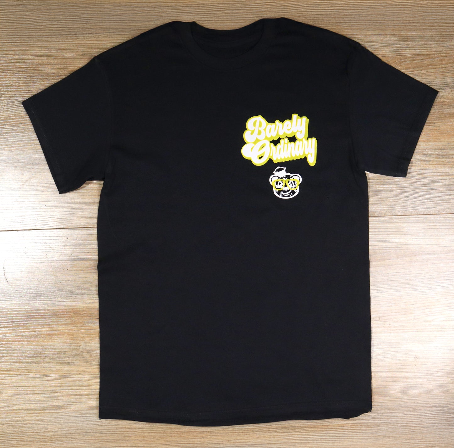 Barely "Name Tag" Tee (Blk/Ylw/Wht)