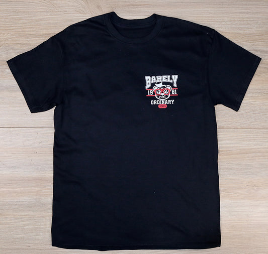 Barely "Bears" Tee (Blk/Red/Wht)