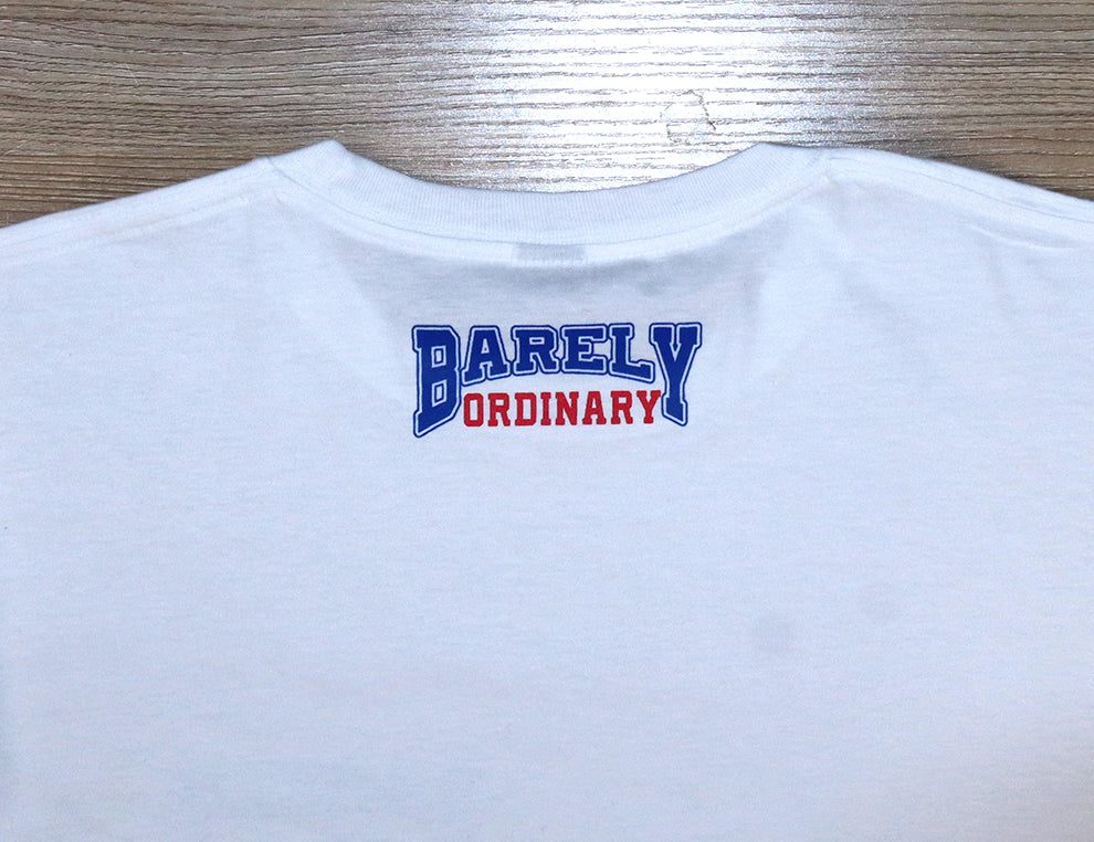 Barely "Bears" Tee (Wht/Red/Blu)