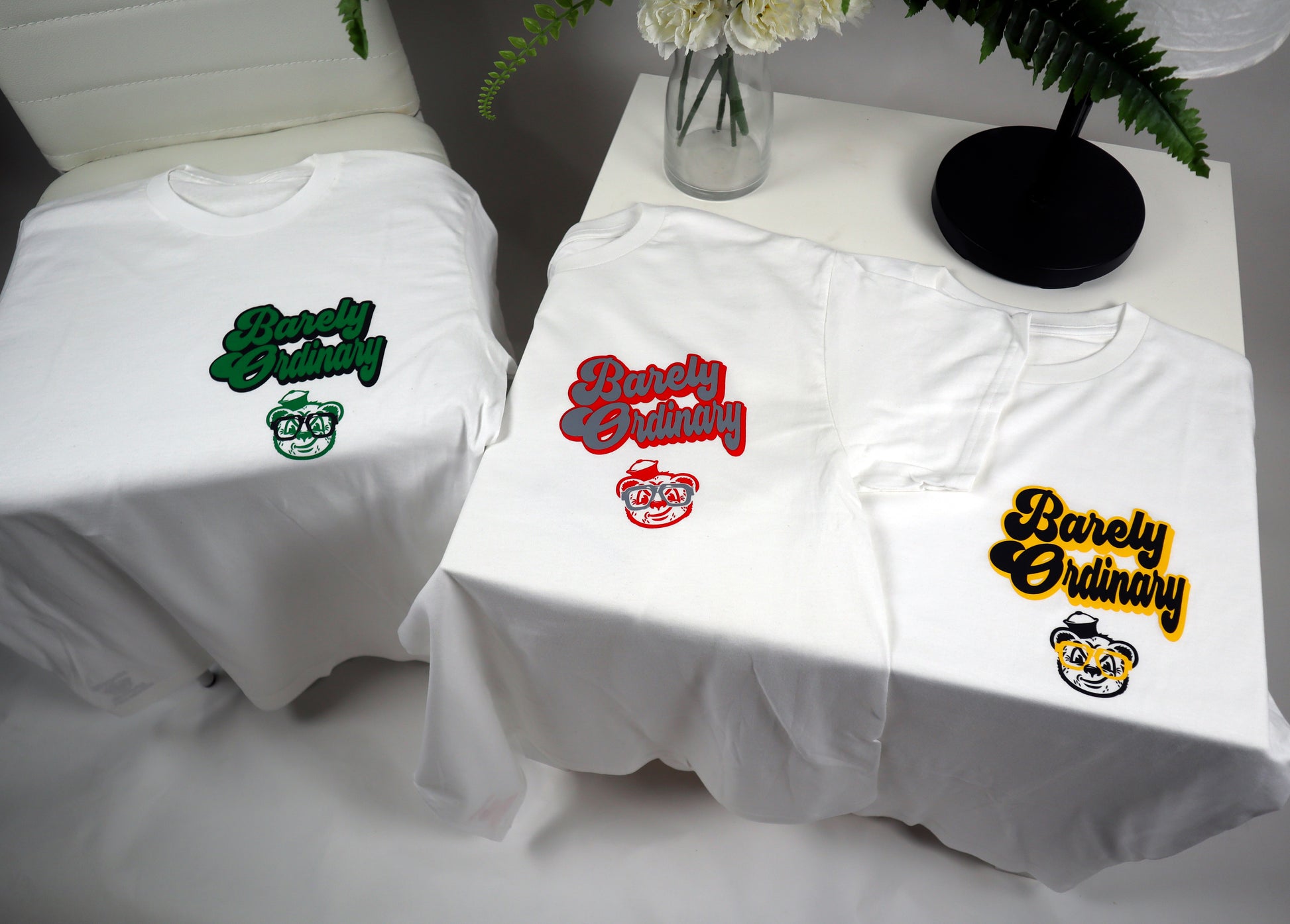 Barely "Name Tag" 3-Pack (Blk/Maize, Grn/Blk, Gry/Red)