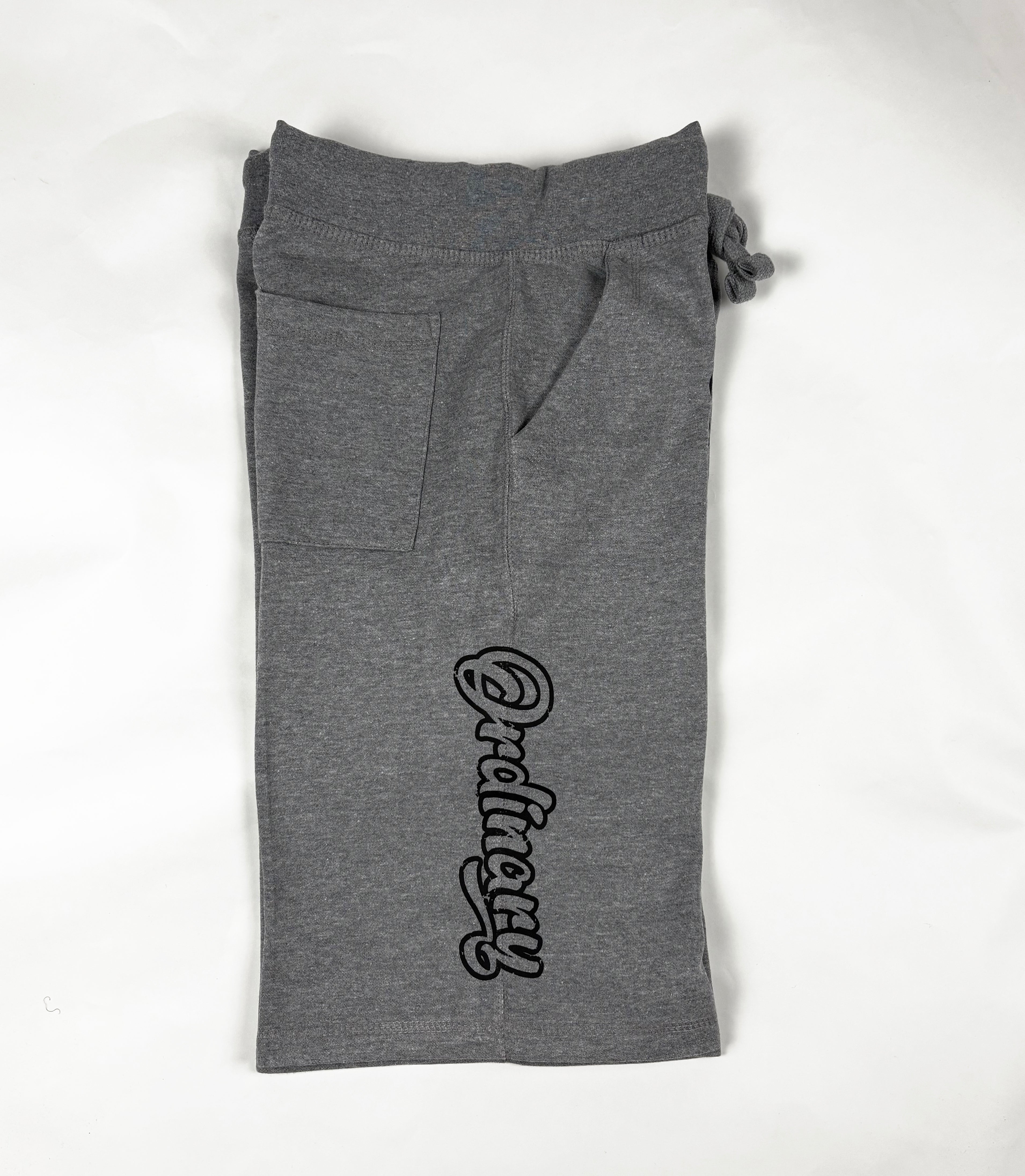Barely "Big B" Fleece Shorts-Grey/Blk