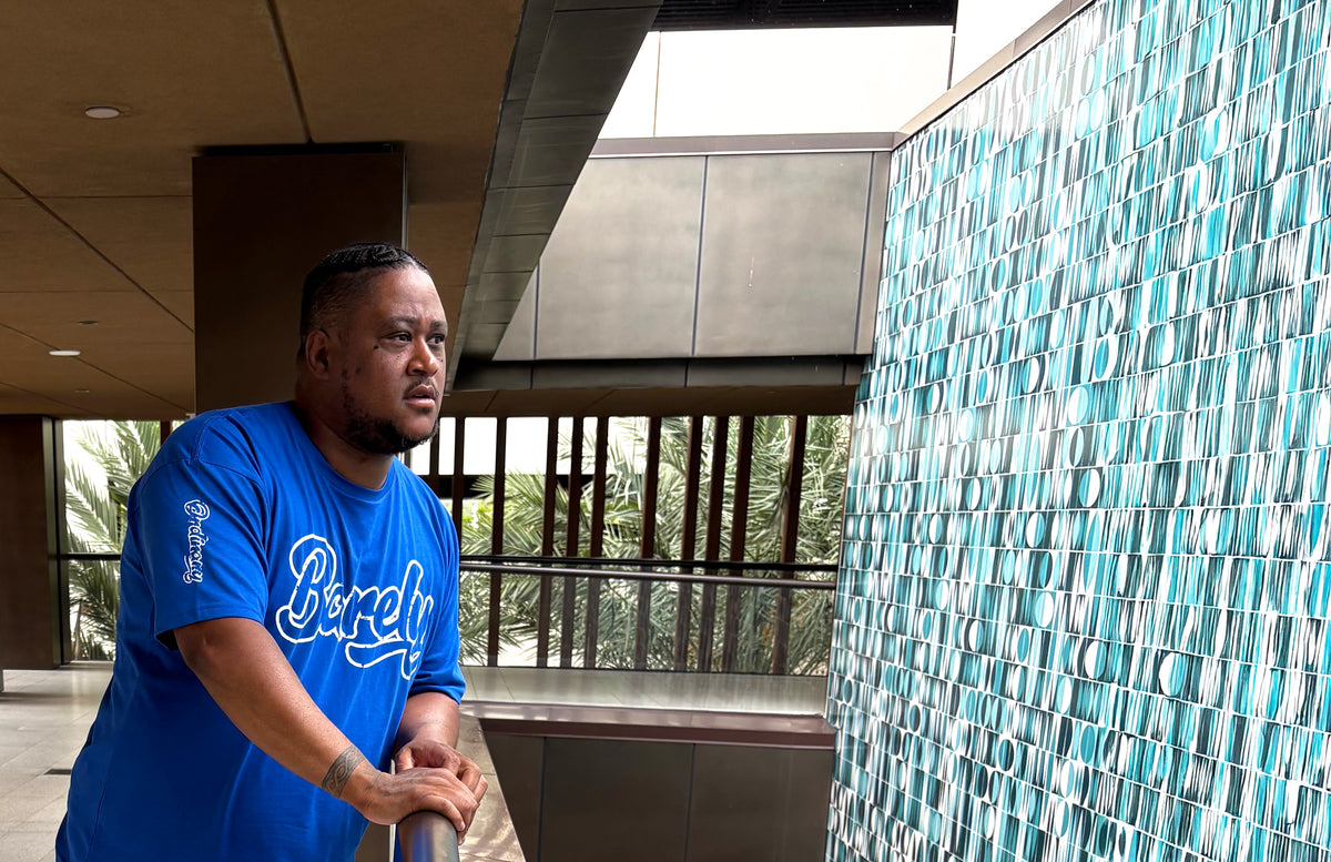 Barely "Big B" Tee - Blue