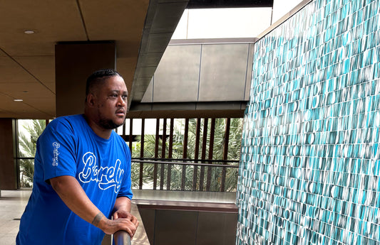 Barely "Big B" Tee - Blue