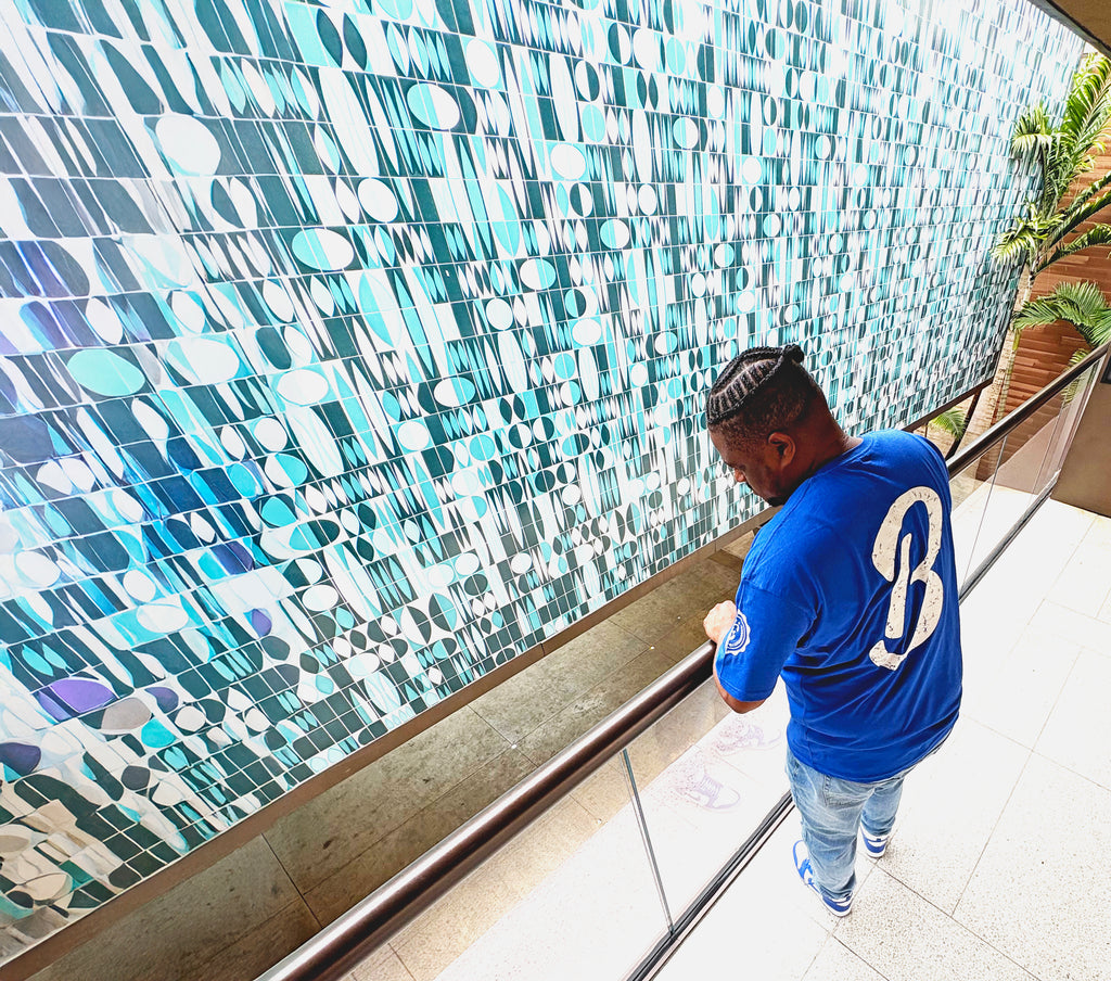 Barely "Big B" Tee - Blue