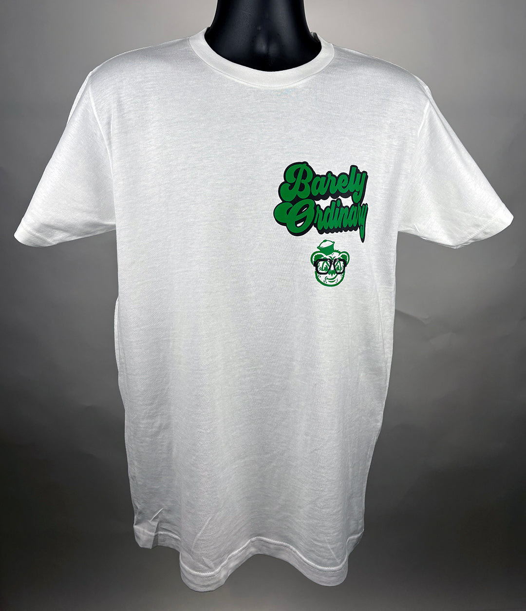 Barely "Name Tag" Tee (Wht/Grn/Blk)