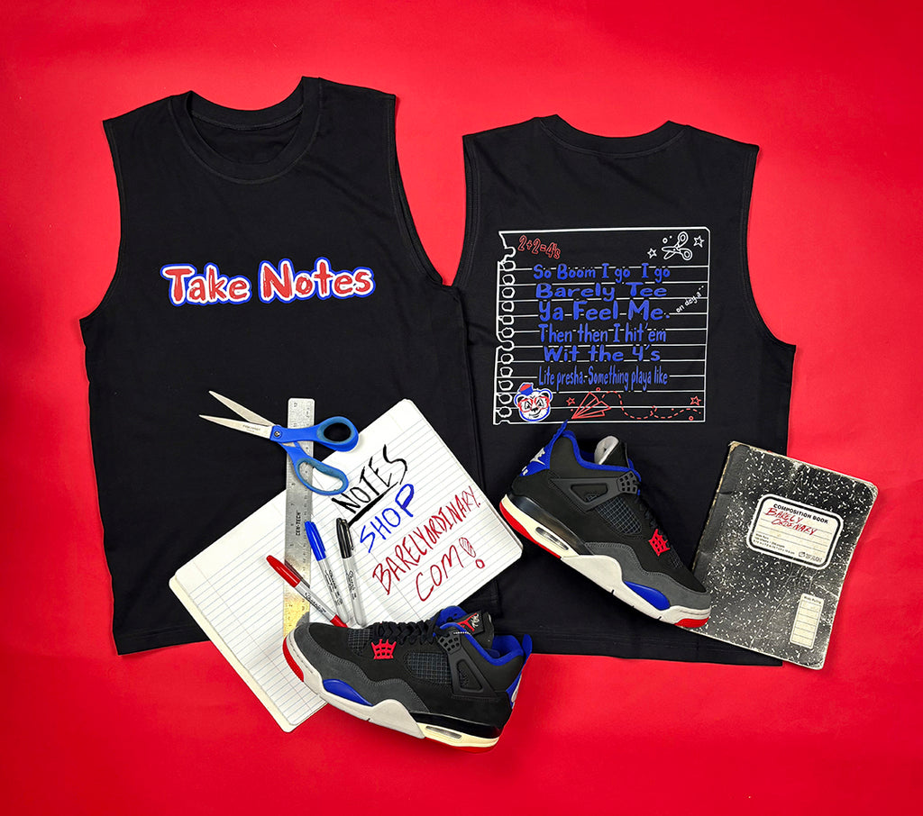 Barely "Take Notes" Tee