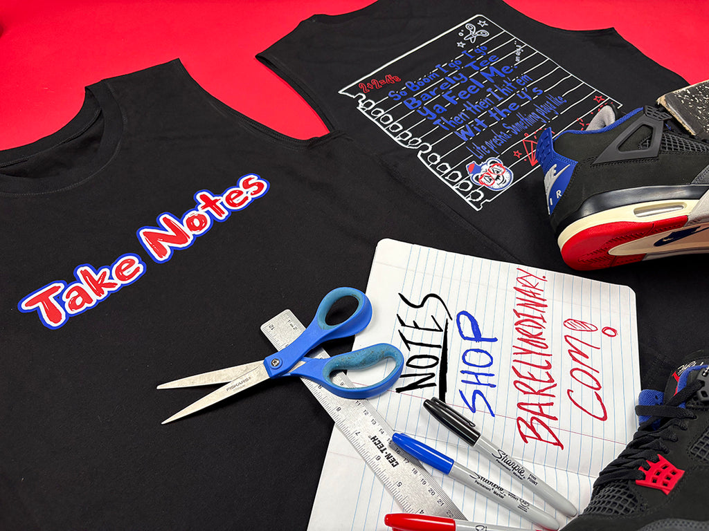 Barely "Take Notes" Tee