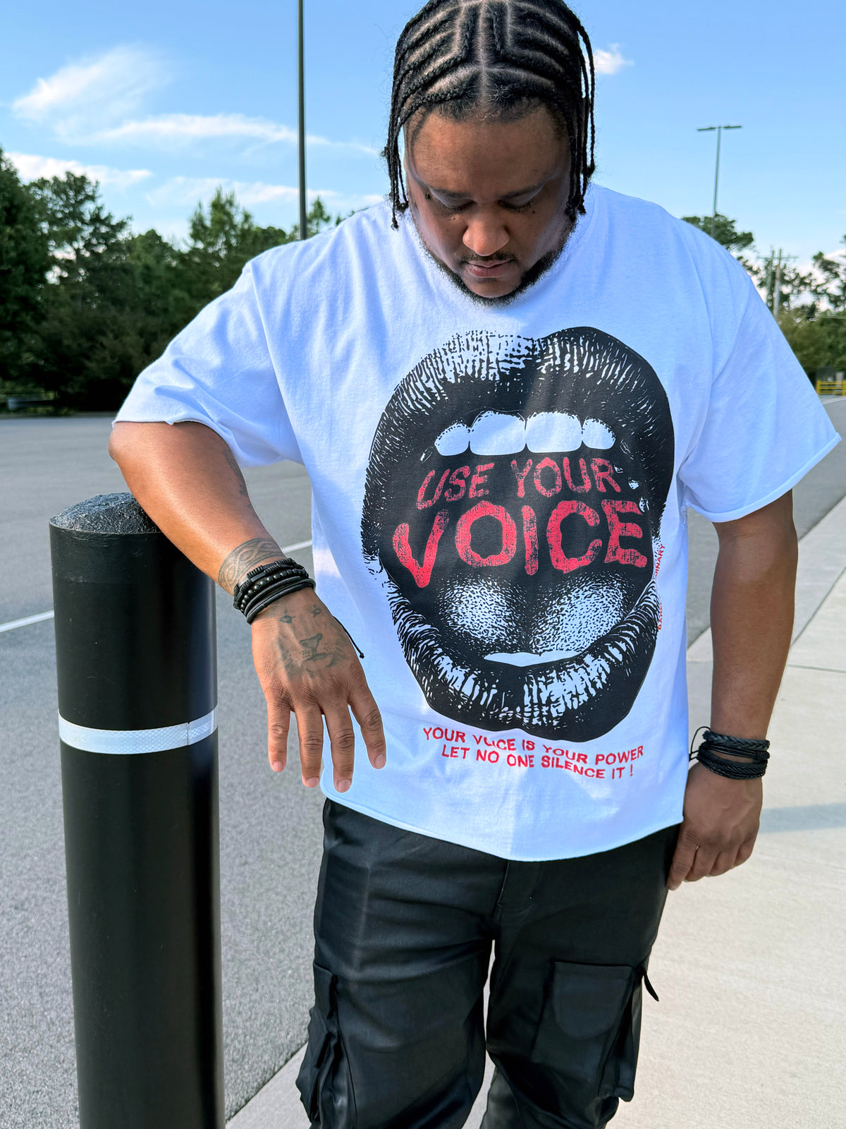 Barely "Use Your Voice" Tee
