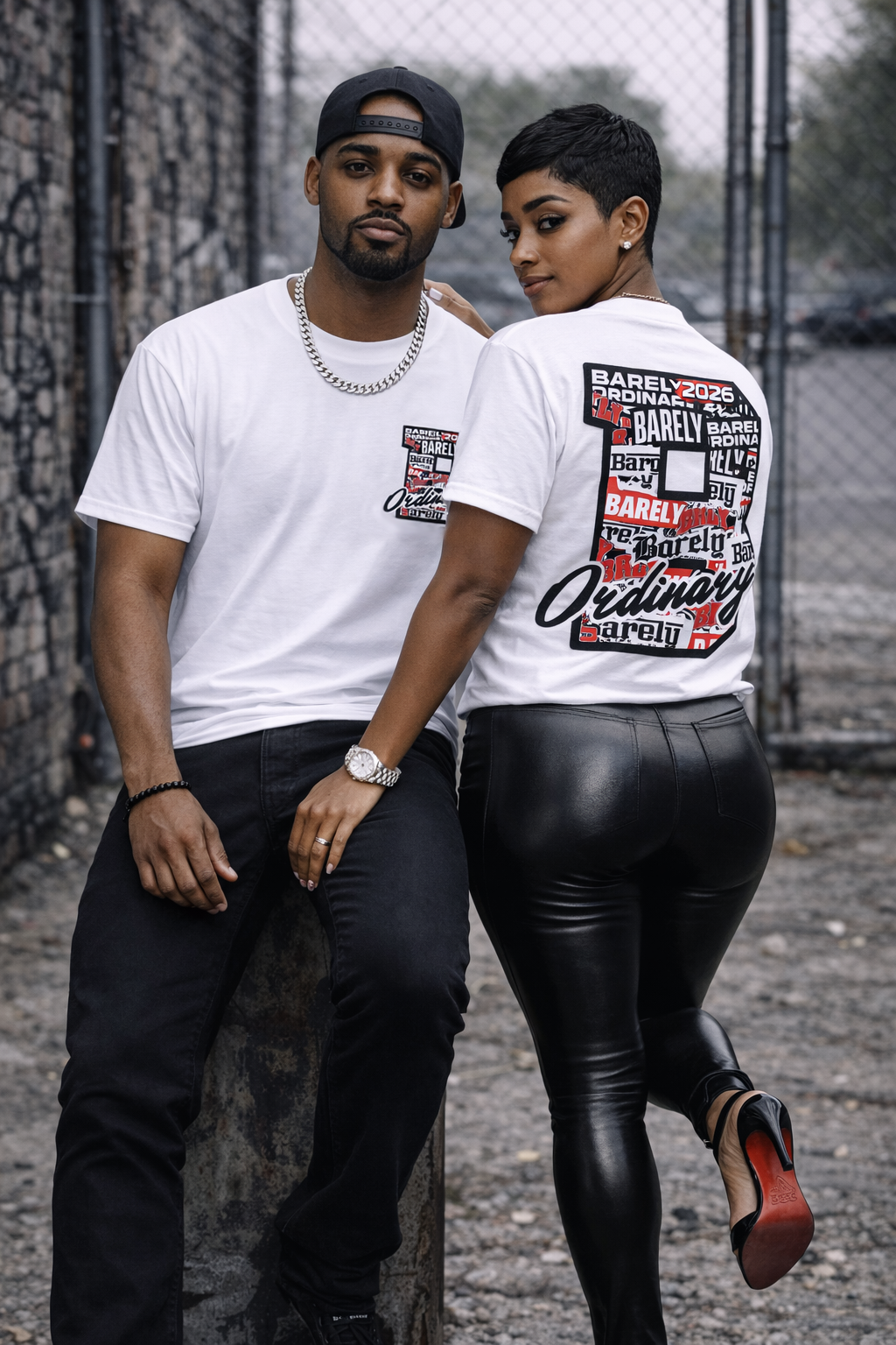 Barely "Varsity Bumper Stickers" Tee
