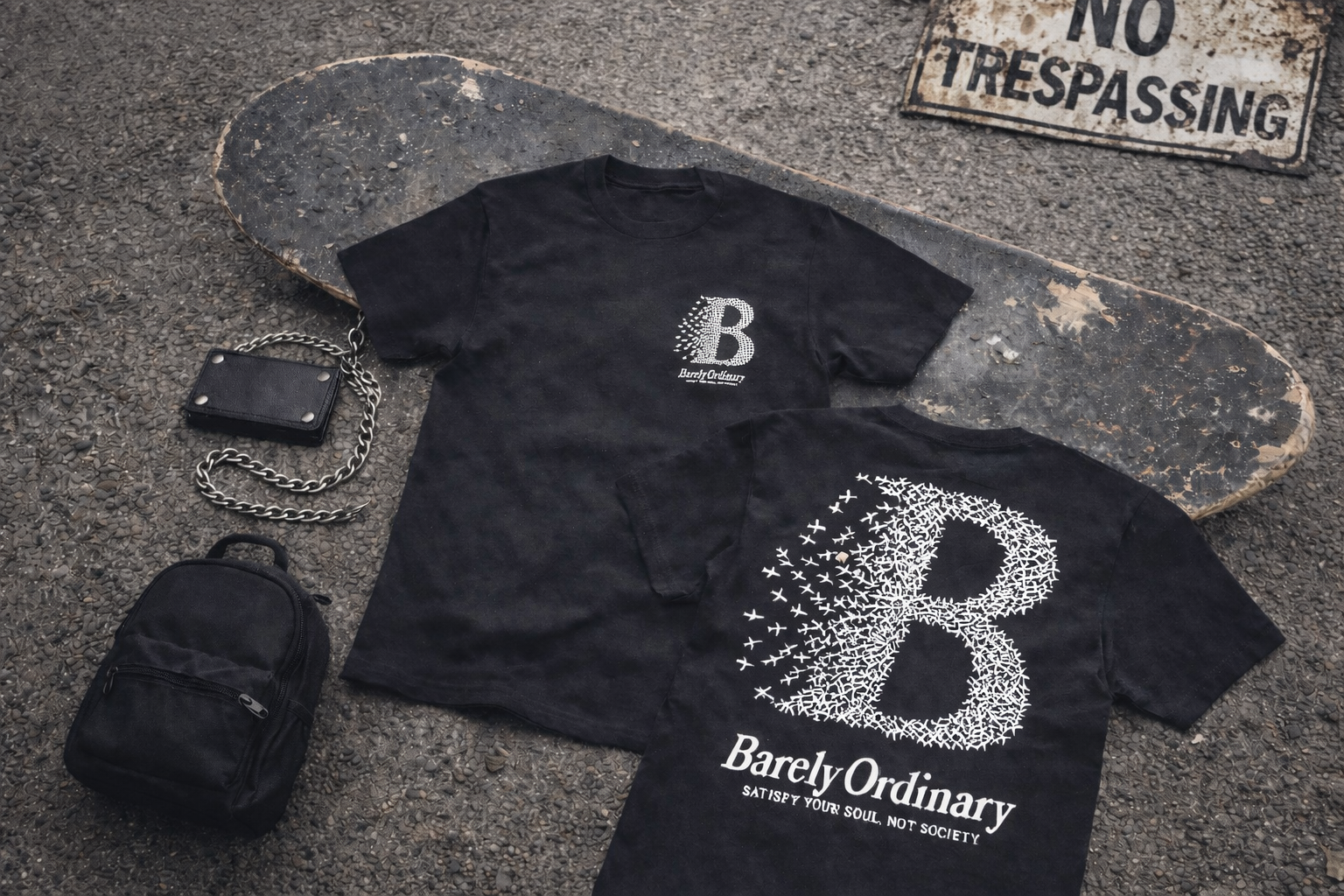 Barely "Satisfy Your Soul" Tee - Black