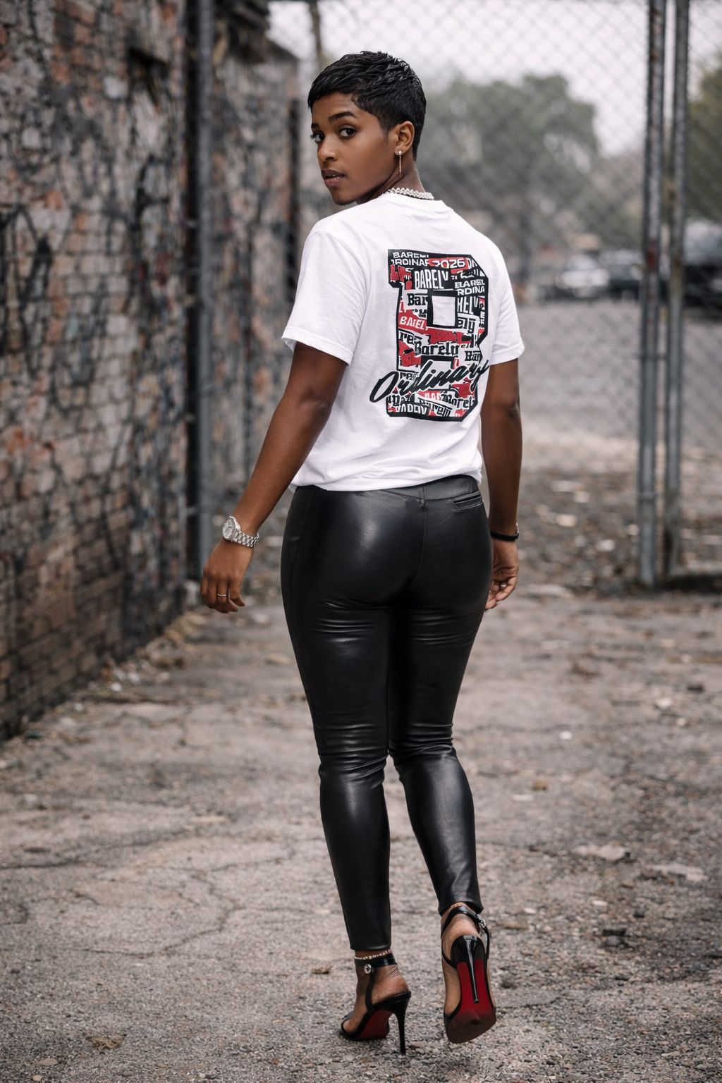 Barely "Varsity Bumper Stickers" Tee