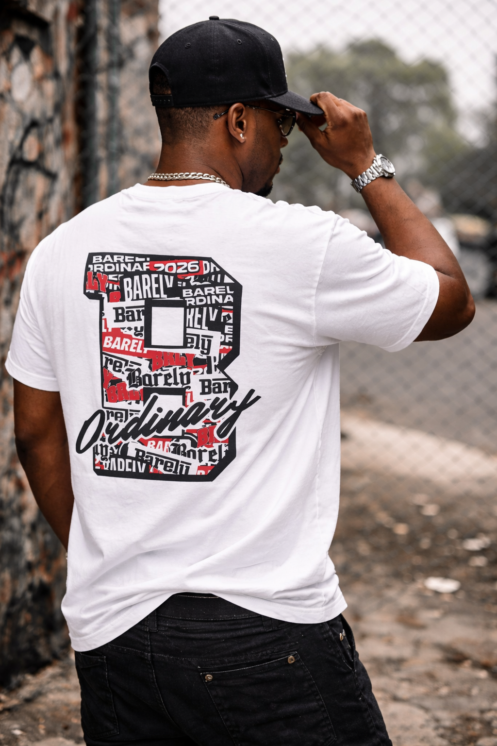 Barely "Varsity Bumper Stickers" Tee